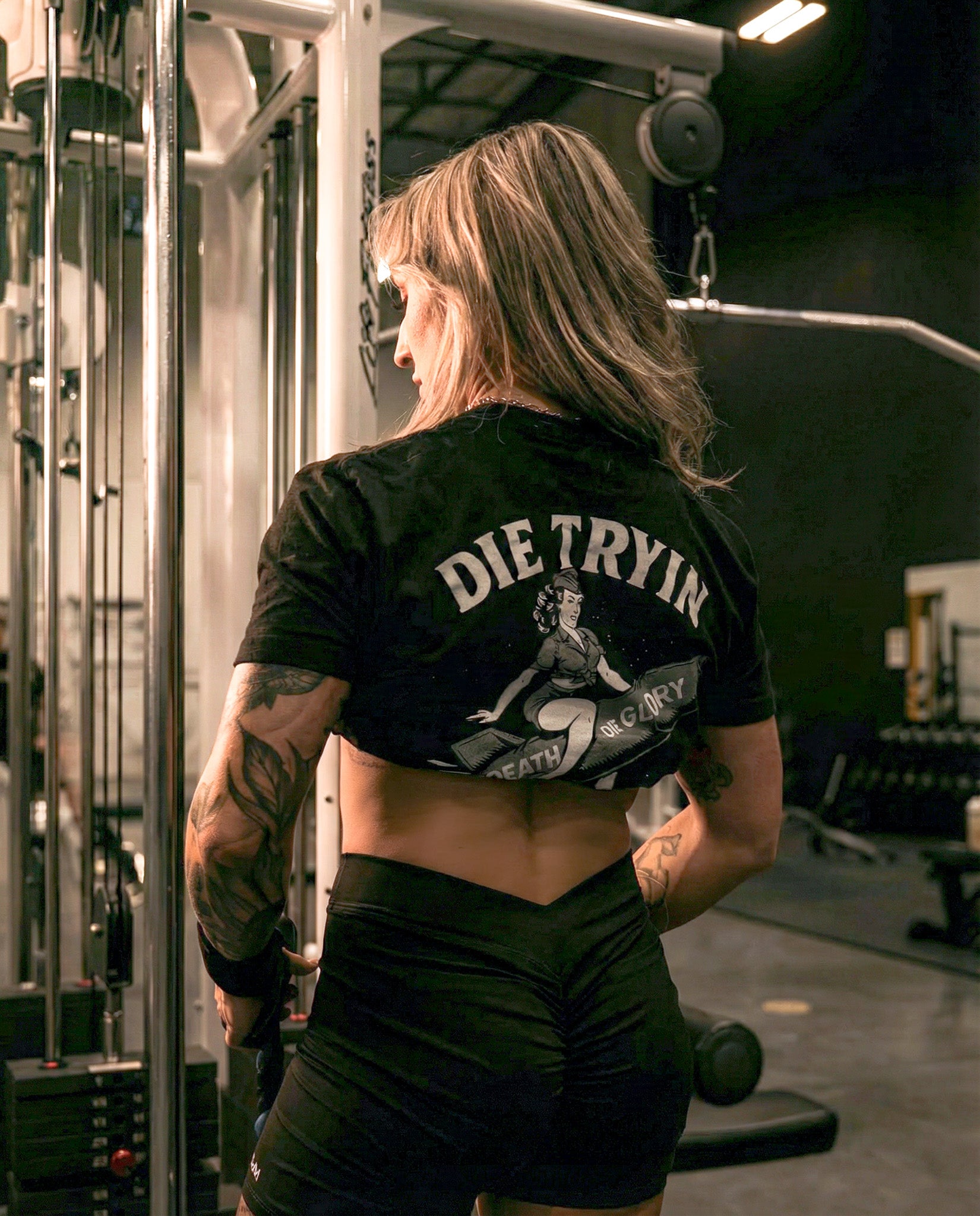 Bomber Girl Fitted Tee