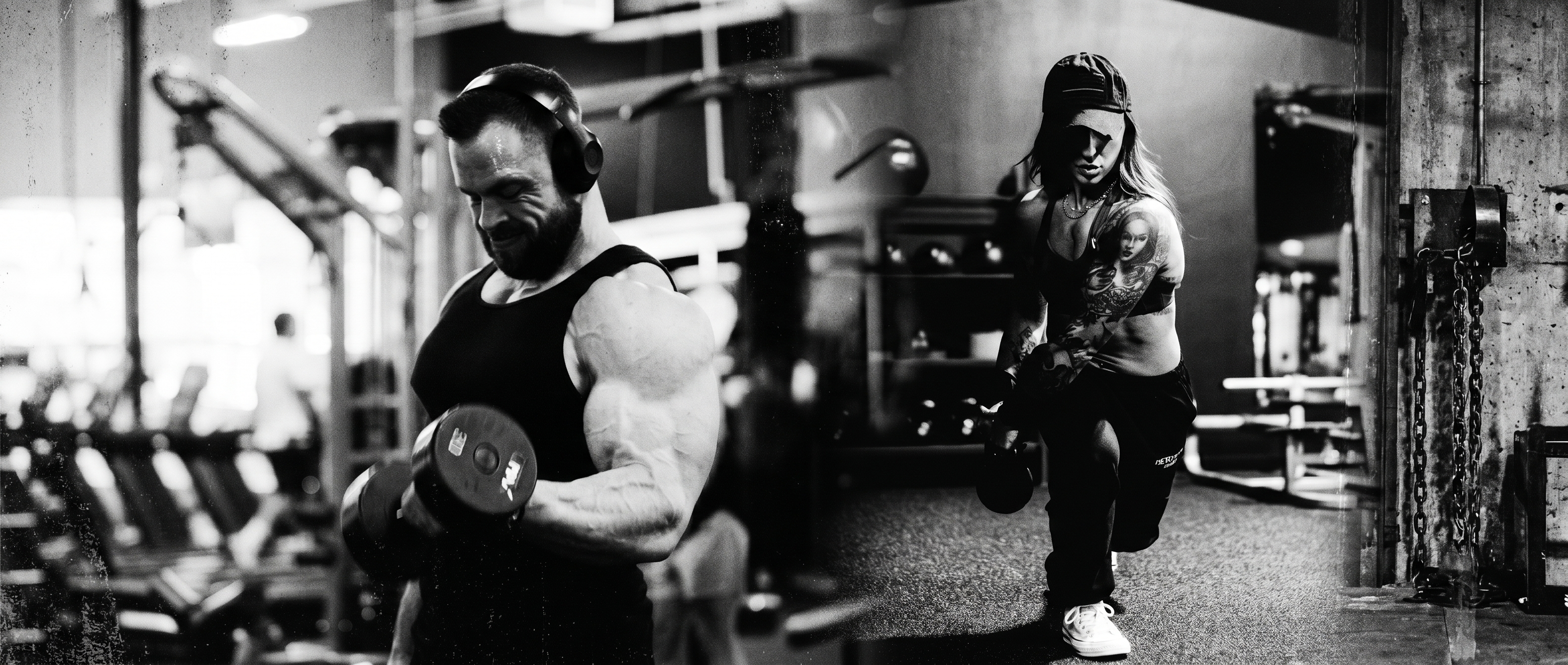 two athletes after using Project M777 high-stim pre-workout from Die Tryin Co.