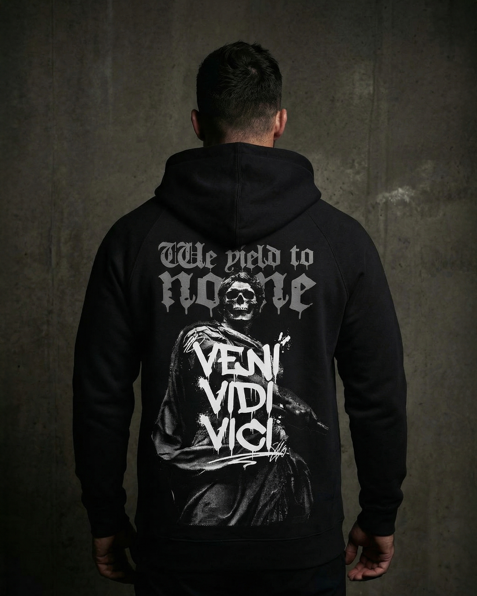 Zip Up Veni Vidi Vici Hoodie
