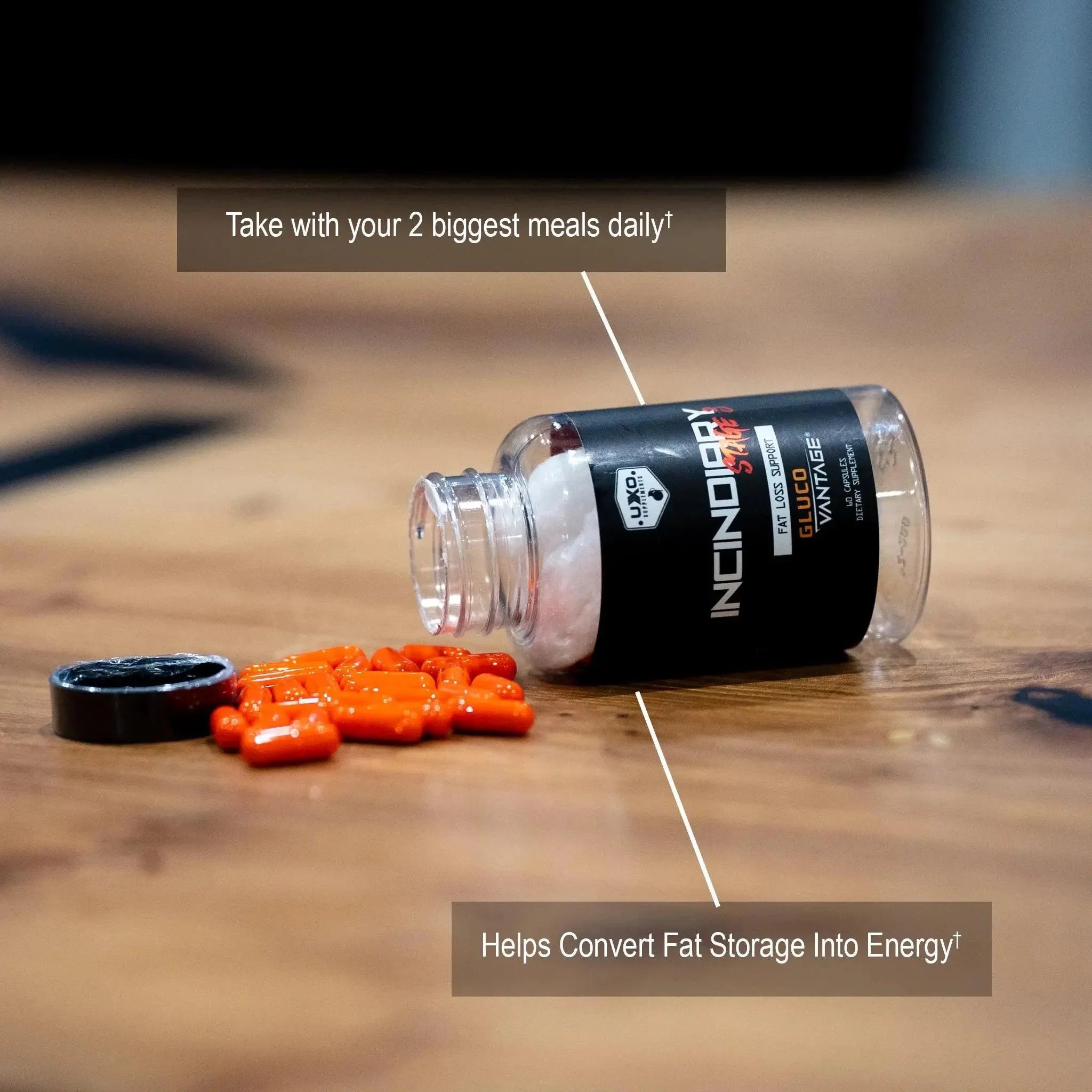 Incindiary Thermogenic Fat Burner: 1 Month Supply - UXO Supplements